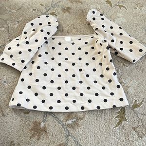 H&M Polka Dot Top Sz M